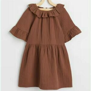 H&M Flounced Double Weave Dress